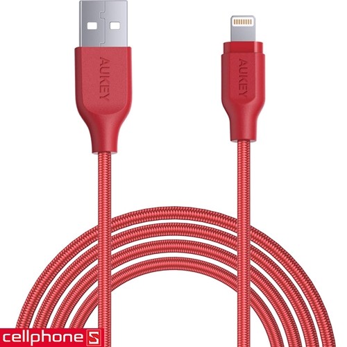 AUKEY CB-AL2 MFI Lightning 2 m | CellphoneS.com.vn-0 AUKEY CB-AL2 MFI Lightning 2 m | CellphoneS.com.vn-0