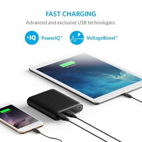 Pin dự phòng Anker Powercore 10400 mAh A1214-Black-1 Pin dự phòng Anker Powercore 10400 mAh A1214-Black-1
