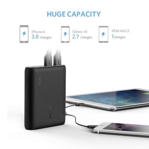 Pin dự phòng Anker Powercore 10400 mAh A1214-Black-2 Pin dự phòng Anker Powercore 10400 mAh A1214-Black-2