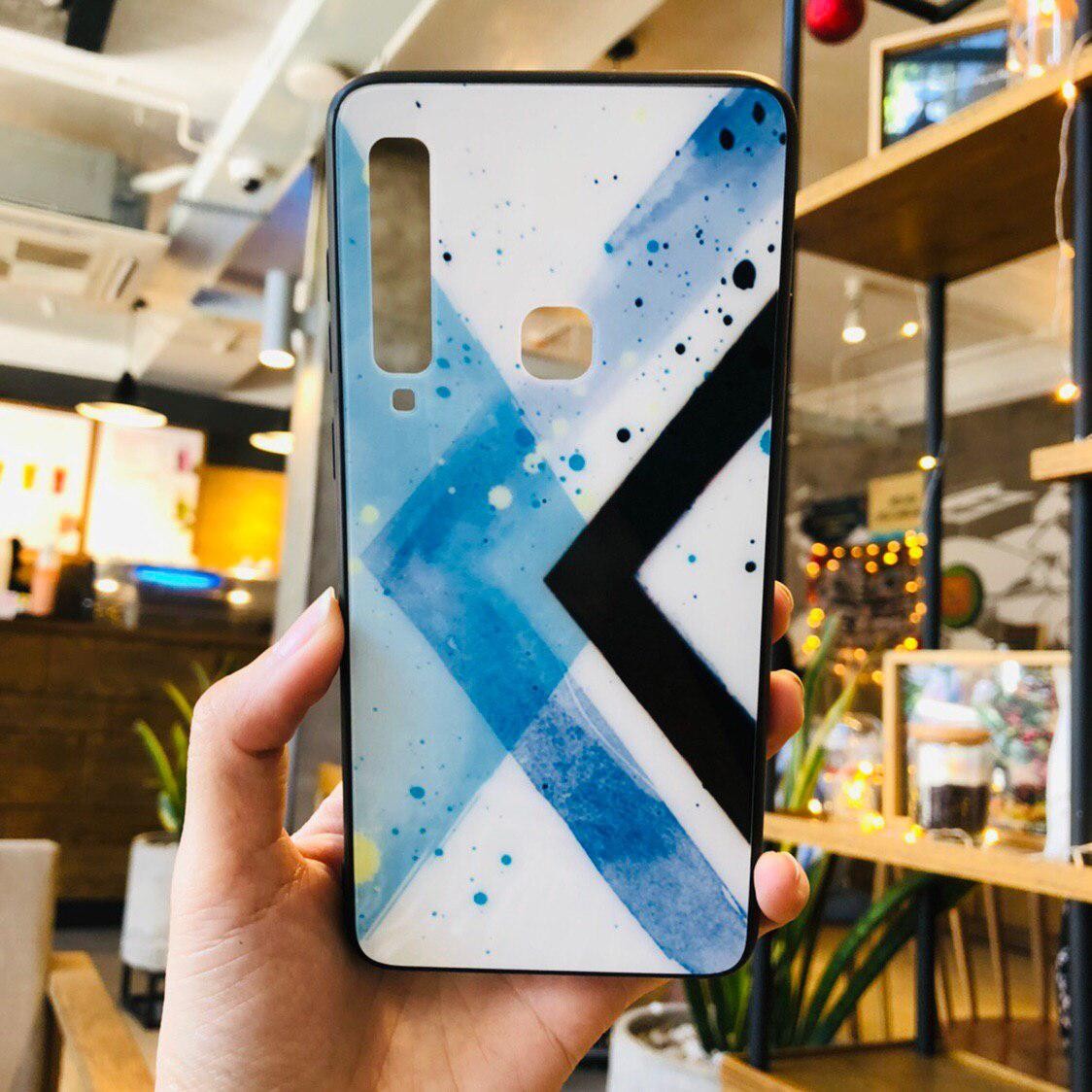 Galaxy A9 2018 Ốp lưng kính S-Case in hình Hoa Văn Galaxy A9 2018 Ốp lưng kính S-Case in hình Hoa Văn