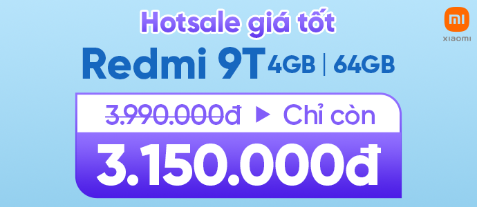 Redmi 9T <br> Hotsale giảm sốc