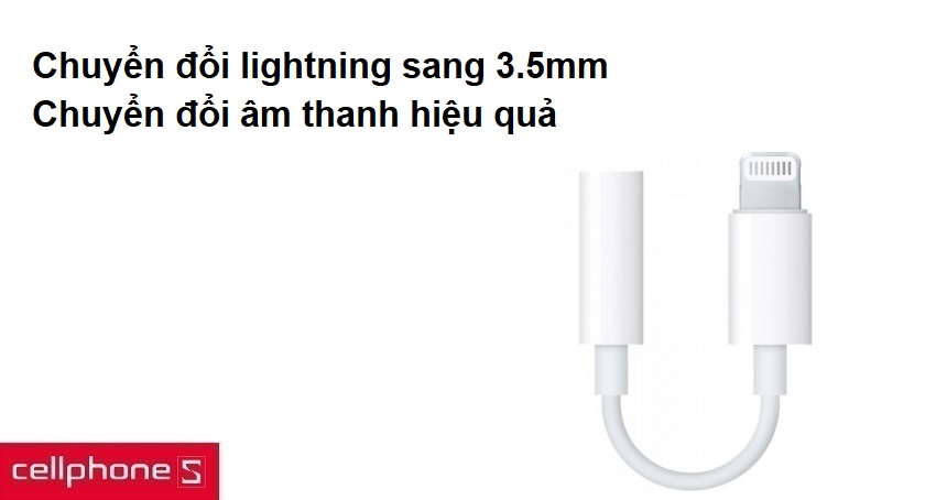 Cáp chuyển đổi lightning sang 3.5mm