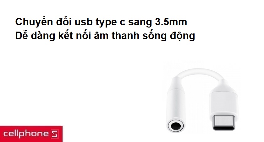 Cáp chuyển đổi USB type C sang 3.5mm