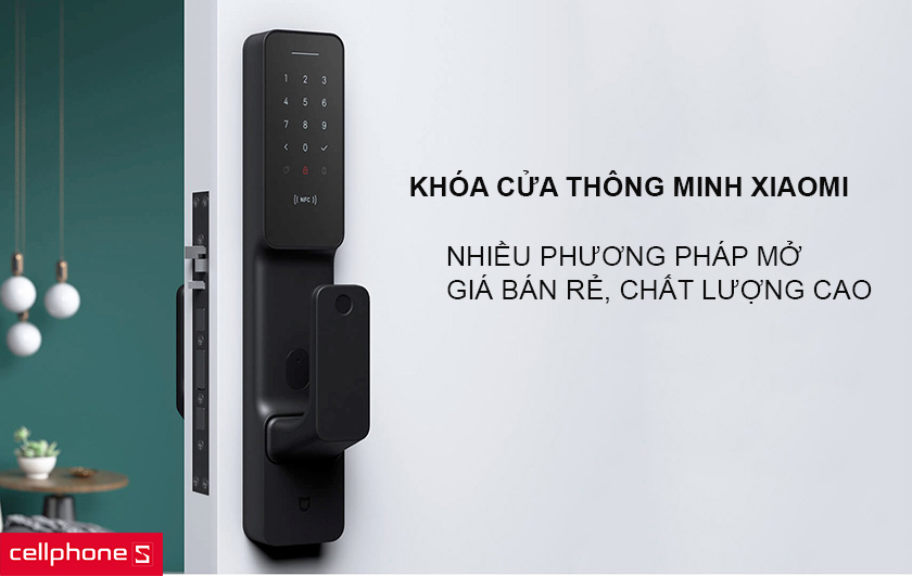 Khóa cửa thông minh thương hiệu Xiaomi