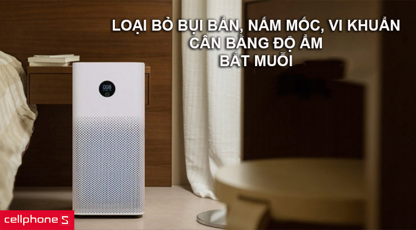 Chức năng chính của máy lọc không khí gia đình