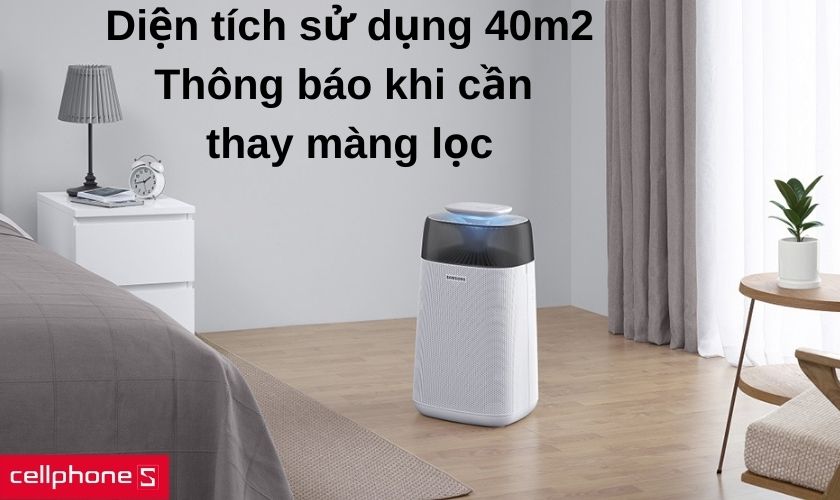 Máy lọc không khí Samsung AX40R3030WM/SV