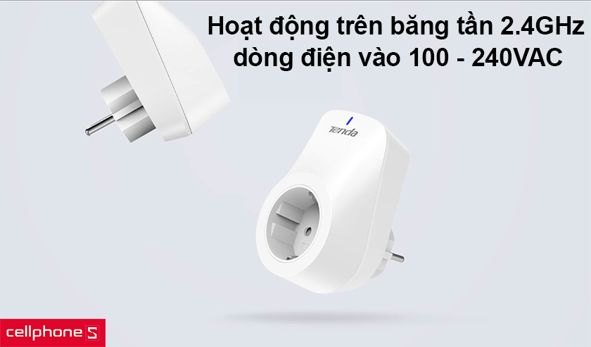 hoạt động trên băng tần 2.4GHz