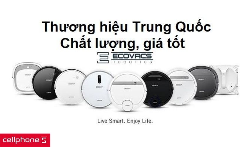 Giới thiệu sơ về Robot hút bụi Ecovacs