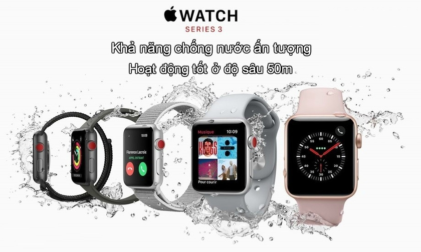 Khả năng chống nước ở độ sâu 50m