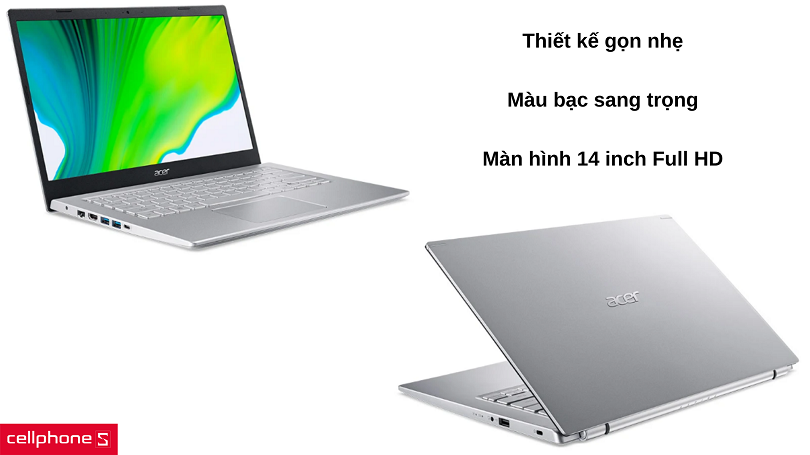 Laptop Acer Aspire 5 A514-54-5127 NX.A28SV.007 | Giá rẻ, trả góp 0%