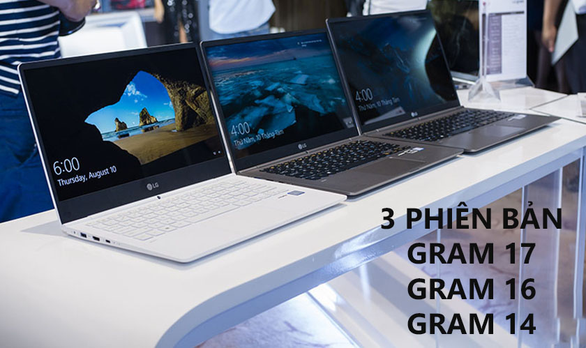 Có bao nhiêu phiên bản LG Gram 2021?