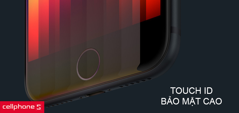 Thiết kế nhỏ gọn, sang trọng cùng touch ID