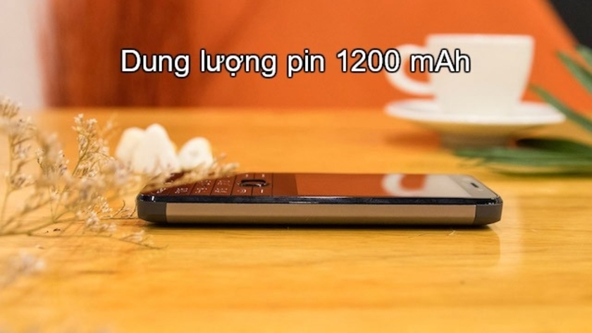 Pin 1200 mAh cho thời gian sử dụng rất tốt