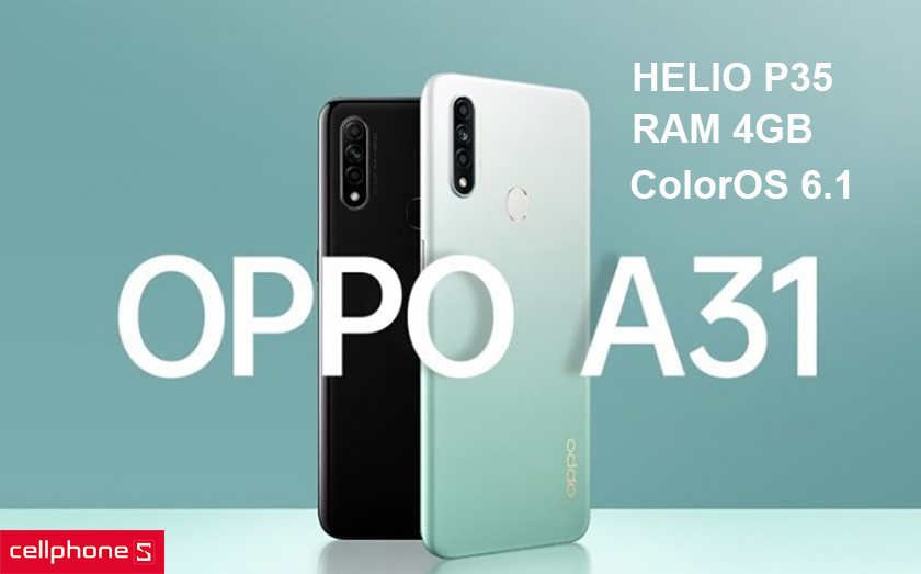 Hiệu năng cao với chip Helio P35 và RAM 4GB