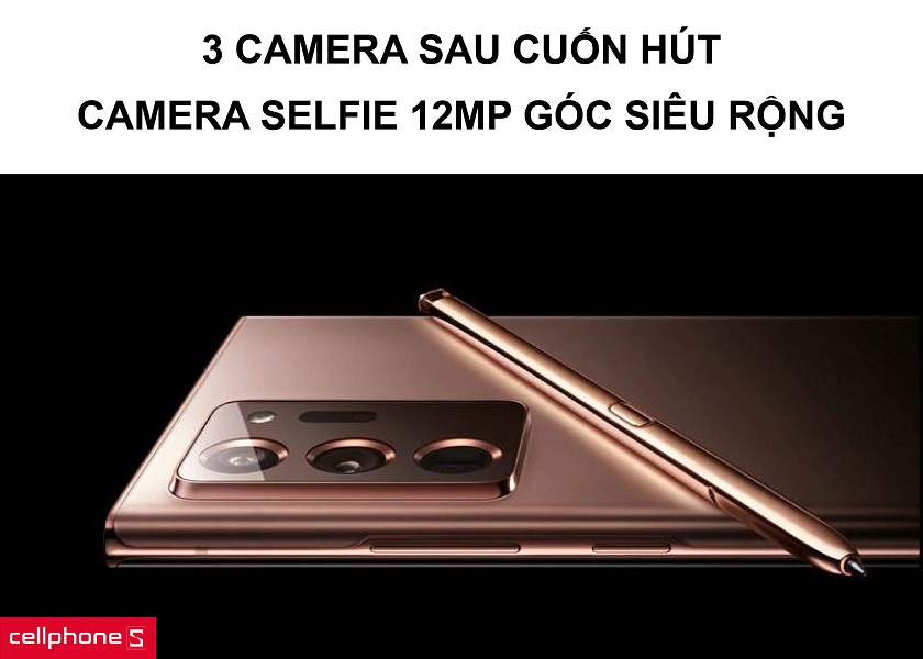 Trang bị 3 camera sau cuốn hút cùng với camera trước selfie cực kỳ sắc nét