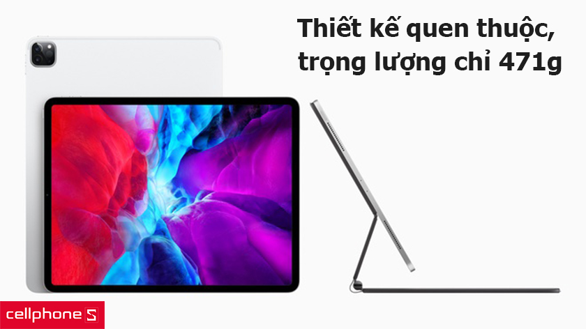 Thiết kế quen thuộc, trọng lượng chỉ 471g
